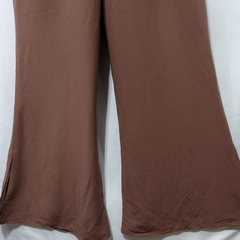 NWT LanTing Bride Wide Leg Wrap Jumpsuit Women's S Brown Retro 90s Y2K Weddings - Picture 6 of 14